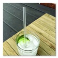 Food Service | Boardwalk BWKGSTUW775CLR 7.75 in. Polypropylene Giant Straws - Clear (10/Carton) image number 2