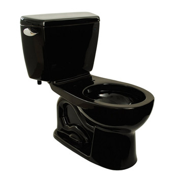 TOTO Drake Round 2-Piece Floor Mount Toilet (Ebony)