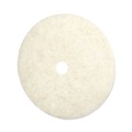 Cleaning Cloths | Boardwalk 7000126619 27 in. Diameter Natural Burnishing Floor Pads - White (5/Carton) image number 1