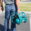 Portable Air Compressors | Makita AC001 0.6 HP 1 Gallon Oil-Free Hand Carry Air Compressor image number 5