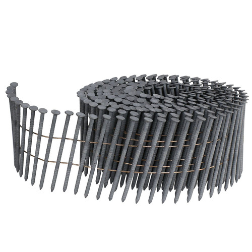 Siding Nails | Freeman SNRSHDG92-225WC 3600-Piece 15 Degree 2-1/4 in. Wire Collated Exterior Galvanized Ring Shank Coil Siding Nails image number 0