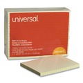 Office Jansan | Universal UNV35673 4 in. x 6 in. Lined Self-Stick Note Pads - Yellow (12/Pack) image number 0