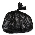 Trash Bags | Inteplast Group VALH4048K22 High-Density 45 Gallon 40 in. x 46 in. Commercial Can Liners - Black (150/Carton) image number 1