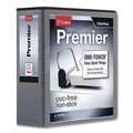 Bulk Savings Pricing 2 | Cardinal 10341 4 in. Capacity 11 x 8.5 Premier Easy Open ClearVue Locking Slant-D Ring Binder - Black image number 0