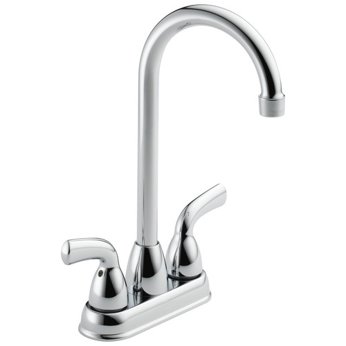 Bathroom Sink Faucets | Delta B28910LF 2-Handle Bar / Prep Faucet (Chrome) image number 0