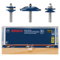 Bits and Bit Sets | Bosch RBS003 1/2 in. Carbide-Tipped Ogee Door and Cabinetry 3-Piece Router Bit Set image number 0