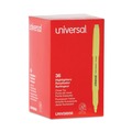  | Universal UNV08856 Chisel Tip Pocket Highlighter Value Pack - Yellow (36/Pack) image number 5