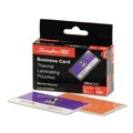 Laminating Supplies | GBC 51005CF 3.69 in. x 2.19 in. 5 mil UltraClear Thermal Laminating Pouches - Gloss Clear (100/Box) image number 1