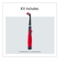 Cleaning & Janitorial Supplies | Rubbermaid 1839685 Multi-Purpose Cordless Battery Power Scrubber Red/White Nylon Bristles 12.68-in Brush 7-in Red/Black Handle image number 1