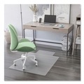 Cleaning & Janitorial Supplies | Deflecto CM2E112AM 48 in. x 36 in. Antimicrobial Rectangular Chair Mat - Clear (1/Carton) image number 4