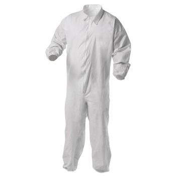 Ansell 38929 A35 Liquid and Particle Protection Coveralls - X-Large/White (25/Carton)
