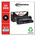 Ink & Toner | Factory Reconditioned Innovera IVRF226X 9000 Page-Yield Remanufactured High-Yield Toner Replacement for 26X (CF226X) - Black image number 1