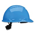 Hard Hats | 3M H-703SFV-UV SecureFit H-Series 4-Point Pressure Diffusion Ratchet Suspension H-700 Vented Cap with UV Indicator Hard Hats - Blue image number 1