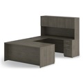 Office Desks & Workstations | Alera AE1NNN-BR2448 TOM 48 in. x 24 in. x 29 in. Seville Series Bridge Return - Walnut image number 5