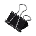 Office Jansan | Universal UNV10199VP3 Binder Clip Value Pack - Mini, Black/Silver (36/Pack) image number 1