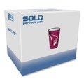 Early Labor Day Sale | SOLO OF8BI-0041 8 oz. Paper Bistro Design Hot Drink Cups - Maroon (500/Carton) image number 3