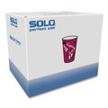 Last Chance for these Amazing Deals | SOLO OF8BI-0041 8 oz. Paper Bistro Design Hot Drink Cups - Maroon (500/Carton) image number 3