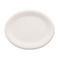 Office Jansan | Chinet 21257 9.75 in. x 12.5 in. Classic Oval Platter Paper Dinnerware - White (500/Carton) image number 1