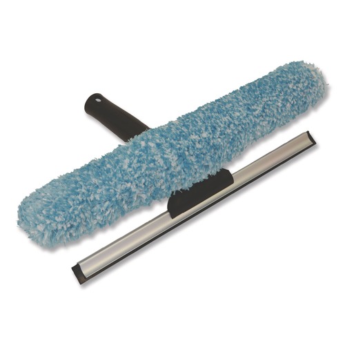 Squeegees | Boardwalk 96154-S-BWK 12 in. Wide Blade Combo Window Washer and Squeegee - Black image number 0