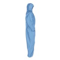 Bib Overalls | KleenGuard 45024 A40 Elastic-Cuff Ankle Hood and Back Coveralls - X-Large Blue (24/Carton) image number 1