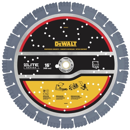 Circular Saw Blades | Dewalt DW47637 16 in. XP7 Reinforced Concrete Segmented Diamond Blade image number 0