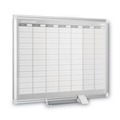  | MasterVision GA0396830 36 in. x 24 in. Aluminum Frame Weekly Planner image number 1