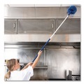 Dusters | Carlisle 36340414 Flo-Pac 7 in. Round Duster with Soft Flagged PVC Bristles - Blue (1-Dozen) image number 6