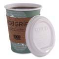 Cups and Lids | Eco-Products EP-ECOLID-W 10 - 20 oz. EcoLid Renewable/Compostable Hot Cup Lid - White (800/Carton) image number 6