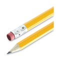 Office Jansan | Universal UNV55401 HB #2 Pre-Sharpened Woodcase Pencil - Black Lead, Yellow Barrel (24/Pack) image number 3