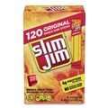 Snacks | Slim Jim 36215 0.28 oz. Beef Jerky Meat Sticks - Original (120/Box) image number 0