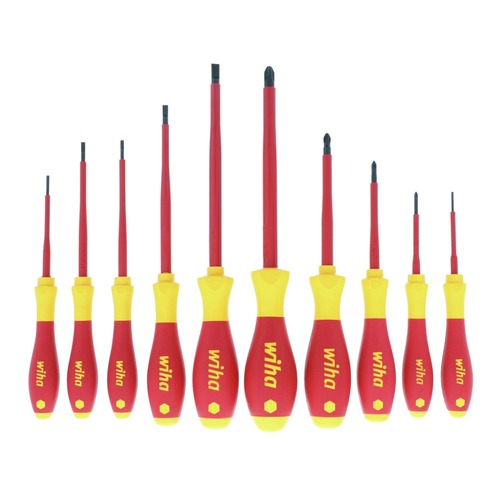 Screwdrivers | Wiha Tools 32093 (10-Piece) Insulated SoftFinish Screwdriver Set image number 0