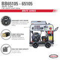 Simpson 65105 Big Brute 4000 PSI 4.0 GPM Hot Water Pressure Washer Powered by VANGUARD image number 2