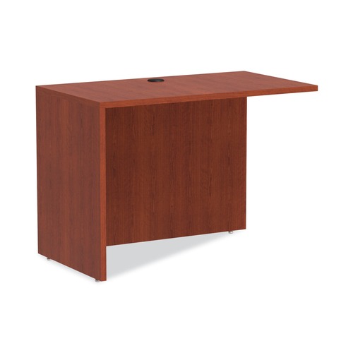 Office Desks & Workstations | Alera ALEVA354224MC Valencia Series 42 in. x 23-5/8 in. x 29-1/2 in. Reversible Return/Bridge Shell - Medium Cherry image number 0