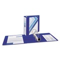 Office Jansan | Avery 79814 3 Locking One Touch EZD Rings 4 in. Capacity 11 in. x 8.5 in. Heavy-Duty View Binder with DuraHinge - Pacific Blue image number 2