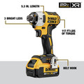 Combo Kits | Dewalt DCK299P2 2-Tool Combo Kit - 20V MAX XR Brushless Cordless Hammer Drill & Impact Driver Kit with 2 Batteries (5 Ah) image number 10