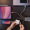 Office Electronics & Batteries | Verbatim 32203 140 W 4-Port GaN Wall Charger - Black/Gray image number 5