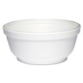 Cutlery | Dart 8B20 8 oz Round Foam Bowls - White (50/Pack, 20 Packs/Carton) image number 0