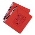 Office Jansan | ACCO A7054119A PRESSTEX 9.5 in. x 11 in. 6 in. Capacity 2 Posts Post Binders with Storage Hooks - Executive Red image number 2