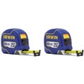 Measuring Tools | Irwin IWHT39396S (2-Pack) Strait-Line 25 ft. Tape Measure image number 0