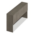 Office Filing Cabinets & Shelves | Alera AE1NNN-E723616P TOM 72 in. x 16 in. x 36 in. 4-Compartment Seville Hutch with Doors - Walnut image number 4