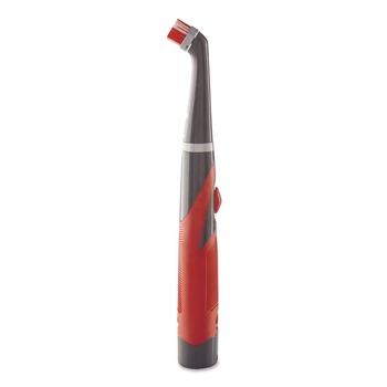 Rubbermaid Multi-Purpose Cordless Battery Power Scrubber Red/White Nylon Bristles 12.68-in Brush 7-in Red/Black Handle
