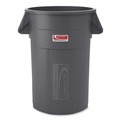Trash Cans | Suncast Commercial TCU44 Injection Molded Utility Trash Can, 44 gal, Plastic/Resin, Gray image number 3