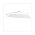 Office Jansan | Alera ALESW59SL4818 Plastic 48 in. x 18 in. Shelf Liners For Wire Shelving - Clear (4/Pack) image number 1
