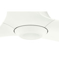 Ceiling Fans | Casablanca 59143 Stingray 60 in. Porcelain White Indoor Ceiling Fan with Light and Remote image number 3