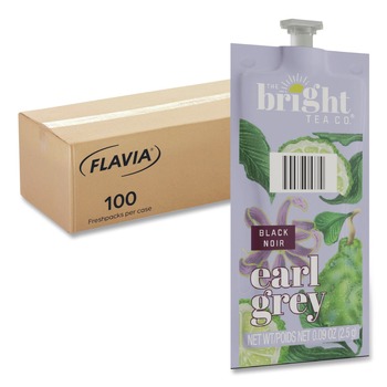 FLAVIA 0.09 oz. Pouch The Bright Tea Co. Freshpack - Earl Gray (100/Carton)