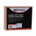  | Innovera IVR54001 8.75 in. x 10 in. x 5 in. Mobile CPU Stand - Light Gray image number 3