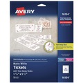 Office Jansan | Avery 16154 8.5 in. x 11 in. 65 lbs. Cover Weight 97 Bright Printable Tickets w/Tear-Away Stubs - White (200/Pack) image number 0