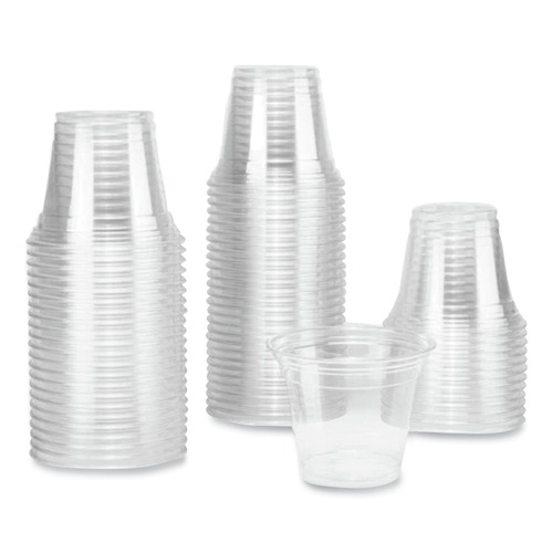Cups and Lids | Karat C-KC9 9 oz. PET Plastic Cups - Clear (1000/Carton) image number 0