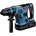 Rotary Hammers | Bosch GBH18V-34CQB24 PROFACTOR 18V Bulldog Brushless Lithium-Ion 1-1/4 in. Cordless Connected-Ready SDS-Plus Rotary Hammer Kit with 2 Batteries (8 Ah) image number 1