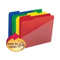 Art & Craft Paper | Smead 10541 0.75 in. Expansion Letter Size Poly Colored File Folders with Slash Pocket - Assorted Colors (12/Pack) image number 1
